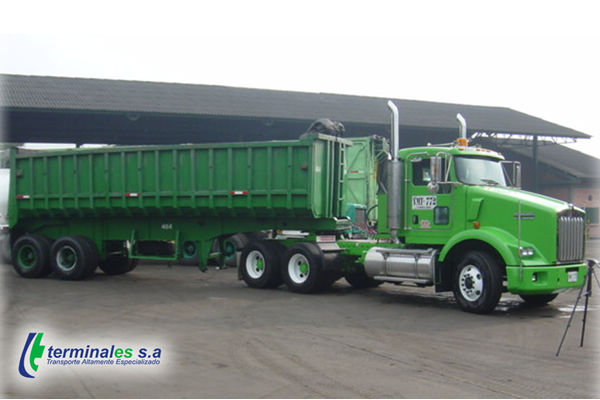 Transporte de Carbón y Azufre Granulado